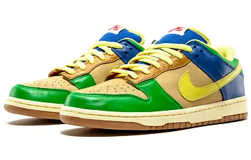 Nike SB Dunk Low Premium "Brooklyn Projects" YellowBlueGreen - 3