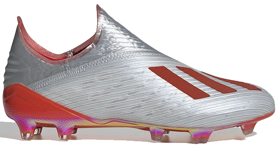 Фото № 1 с приближением к товару «‎adidas X 19+ Firm Ground Cleat Silver Metallic Hi Res Red»