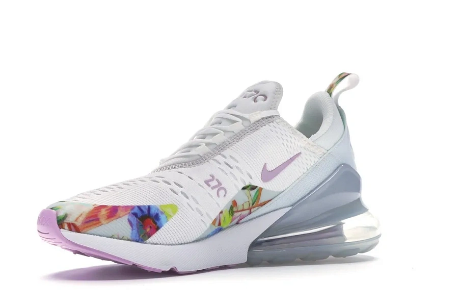 Фото № 4 с приближением к товару «‎Nike Air Max 270 White Floral »