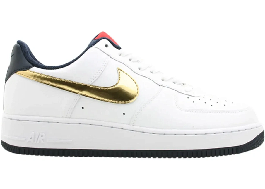 Фото № 1 с приближением к товару «‎Nike Air Force 1 Low 07 Gold Obsidian»