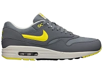 Фото № 1 с приближением к товару «‎Nike Air Max 1 Cool Grey Sonic Yellow»
