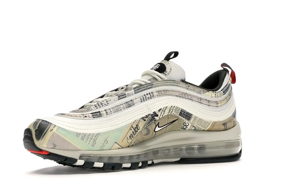 Фото № 2 с приближением к товару «‎Nike Air Max 97 Newspaper»