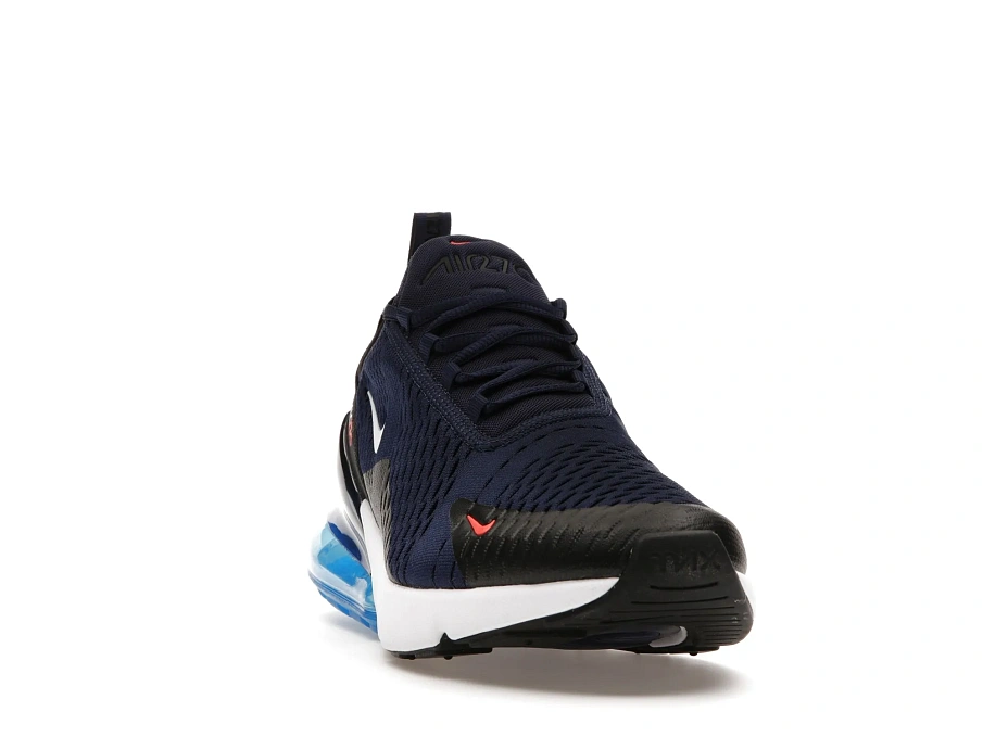 Фото № 2 с приближением к товару «‎Nike Air Max 270 Midnight Navy Bright Crimson»