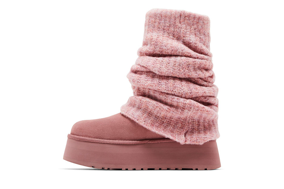 Фото № 4 с приближением к товару «‎UGG Women's Classic Mini Dipper Legwarmer Pink Dawn»
