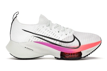 Nike Air Zoom Tempo Next% Flyknit White Hyper Violet Flash Crimson (CI9924-100) - 1