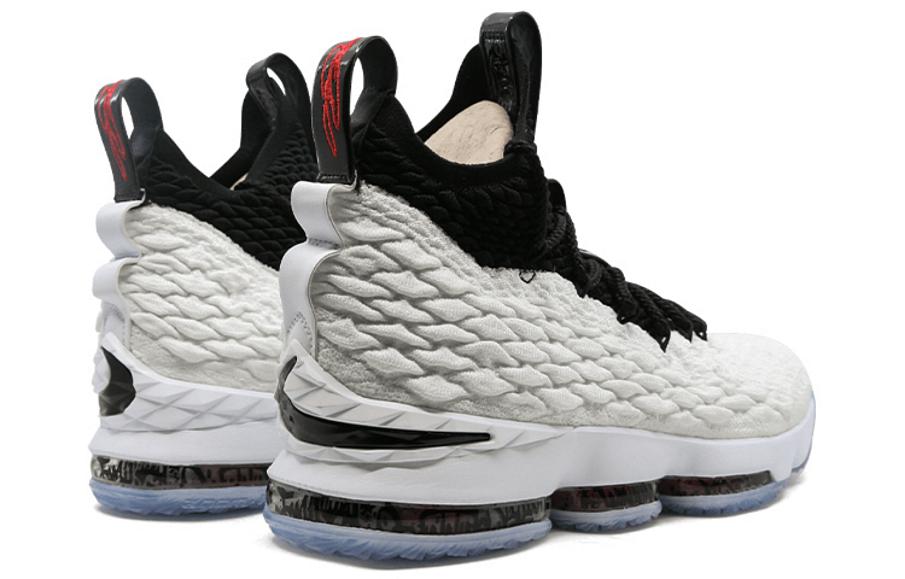 Фото № 4 с приближением к товару «‎Nike Lebron 15 Graffiti Basketball Shoes WhiteBlack-Black-University Red»