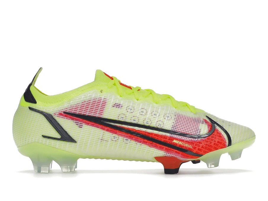 Фото № 1 с приближением к товару «‎Nike Mercurial Vapor 14 Elite FG Volt Black Bright Crimson»