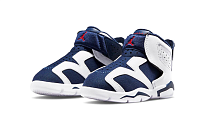 Фото № 3 с приближением к товару «‎(TD) Air Jordan 6 Retro Little Flex TD Basketball Shoes BlueWhite»
