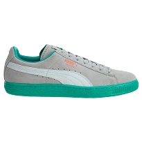 Фото № 1 с приближением к товару «‎Puma Suede Classic + Lfs Grey Violet-White-Fluo Teal»