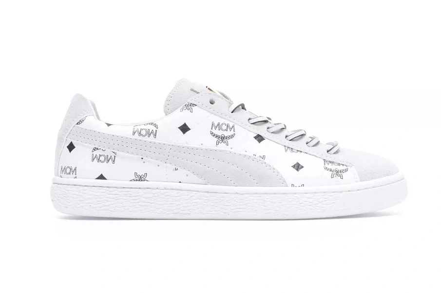 Фото № 1 с приближением к товару «‎Puma Suede Classic MCM (White)»