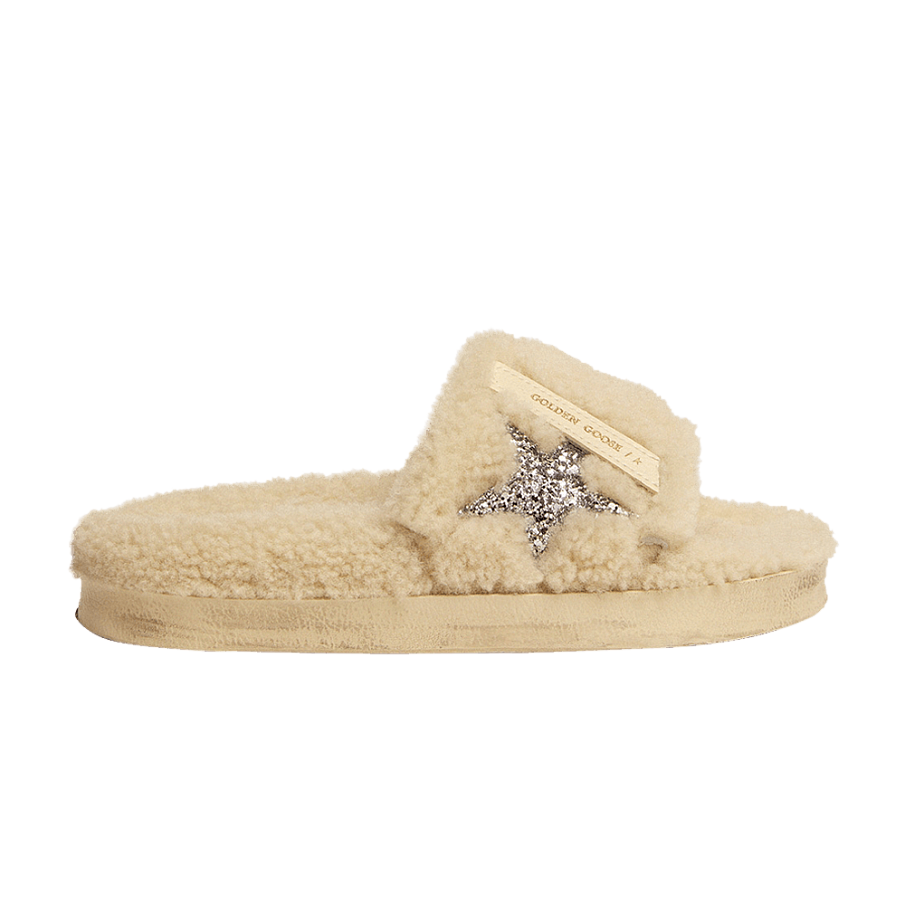 Фото № 1 с приближением к товару «‎Golden Goose Women's Poolstar Shearling Beige»