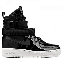 Фото № 1 с приближением к товару «‎Nike SF Air Force 1 High Ruby Rose Force Is Female Black »