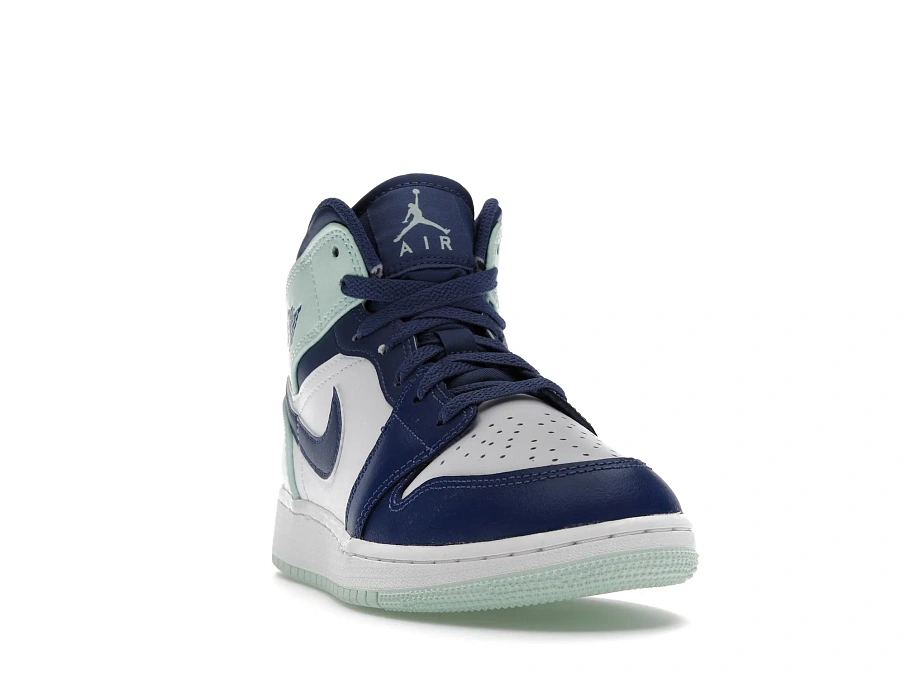 Фото № 5 с приближением к товару «‎Jordan 1 Mid Mystic Navy Mint Foam »