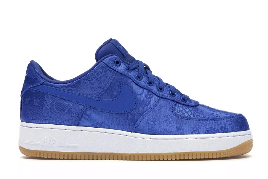 Фото № 1 с приближением к товару «‎Nike Air Force 1 Low CLOT Blue Silk»