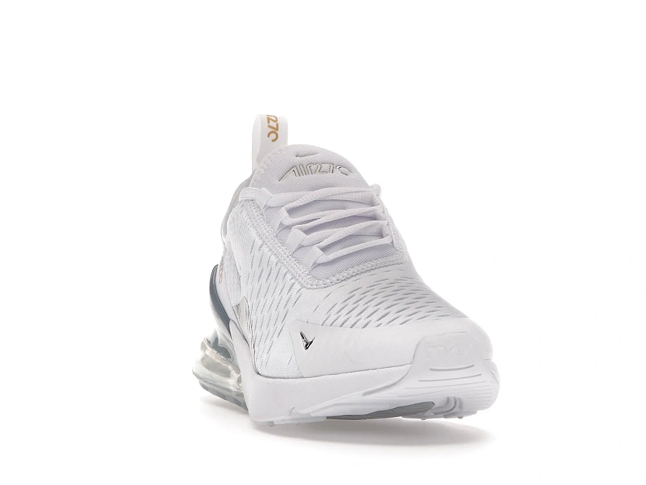 Фото № 3 с приближением к товару «‎Nike Air Max 270 White Metallic Gold »