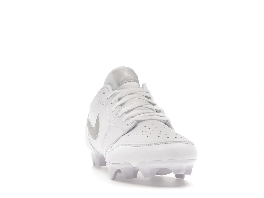 Фото № 6 с приближением к товару «‎Jordan 1 Low TD Cleat White Grey Fog»