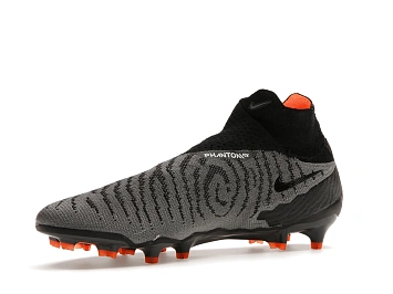 Nike Gripknit Phantom GX Elite Dynamic Fit FG Black Dark Smoke Grey Total Orange - 4