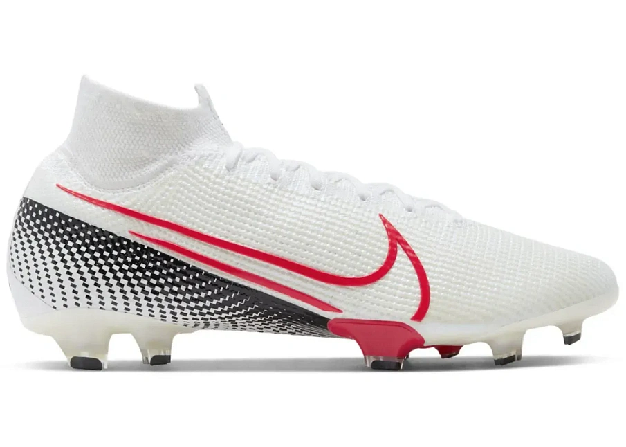 Фото № 1 с приближением к товару «‎Nike Mercurial Superfly 7 Elite FG White Laser Crimson»