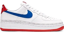 Фото № 1 с приближением к товару «‎Nike Air Force 1 Low Overbranding White Red Blue»