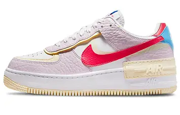 Nike Air Force 1 Shadow PurpleYellowWhite Wmns Yellow - 1