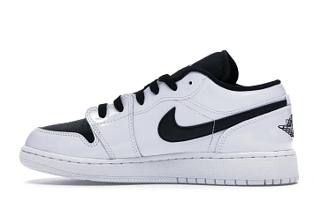 Jordan 1 Low White Black  - 5