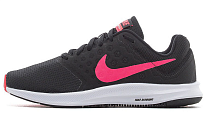 Фото № 1 с приближением к товару «‎Nike Wmns Downshifter 7 Damping Non Slip Color Matching Running Shoes BlackPink»