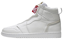 Фото № 1 с приближением к товару «‎Wmns Air Jordan 1 Retro High Zip 'White' White»
