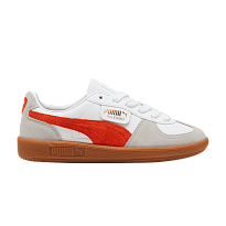 Фото № 1 с приближением к товару «‎Puma Palermo Leather Big Kid White Redmazing Gum»