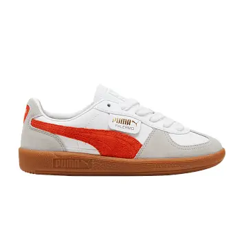 Puma Palermo Leather Big Kid White Redmazing Gum - 1