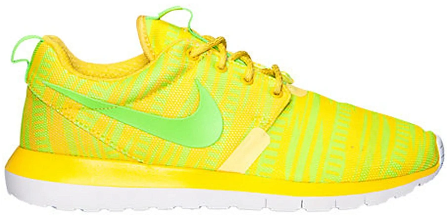 Фото № 1 с приближением к товару «‎Nike Roshe Run NM Breathe Chrome Yellow Electric Green»