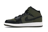 Фото № 3 с приближением к товару «‎Jordan 1 Mid Olive Canvas Black »