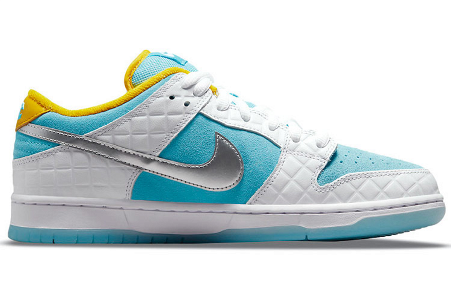 Фото № 2 с приближением к товару «‎FTC x Nike SB Dunk Low Pro QS Skate shoes Lagoon Pulse»