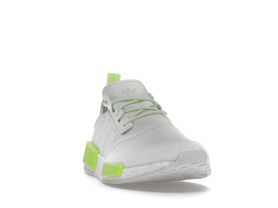 Фото № 3 с приближением к товару «‎adidas NMD R1 Crystal White Solar Green»