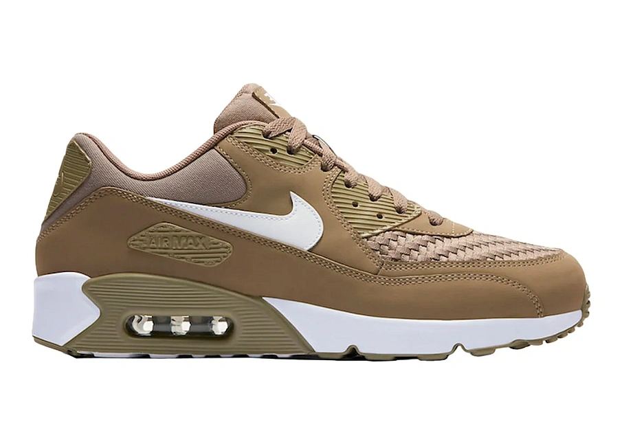 Фото № 1 с приближением к товару «‎Nike Air Max 90 Ultra 2.0 SE Woven Khaki White»