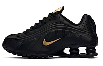 Фото № 1 с приближением к товару «‎Nike Shox R4 GS 'Black Metallic Gold'»