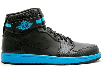 Jordan 1 Retro High Strap Black Orion Blue (375352-001)