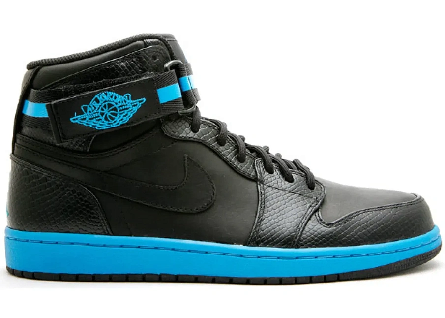 Фото № 1 с приближением к товару «‎Jordan 1 Retro High Strap Black Orion Blue»