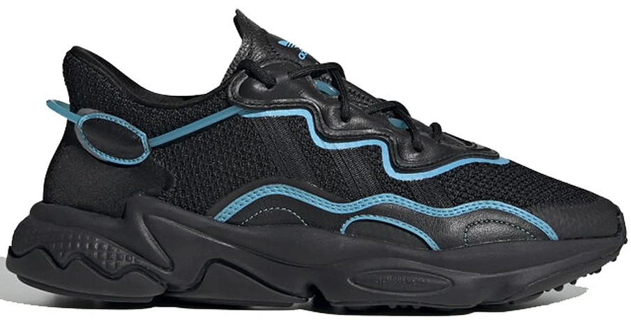 Фото № 1 с приближением к товару «‎adidas Ozweego Core Black Bright Cyan»