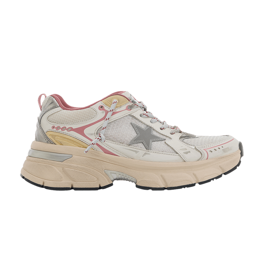 Фото № 1 с приближением к товару «‎Golden Goose Women's Lightstar Silver White Red»