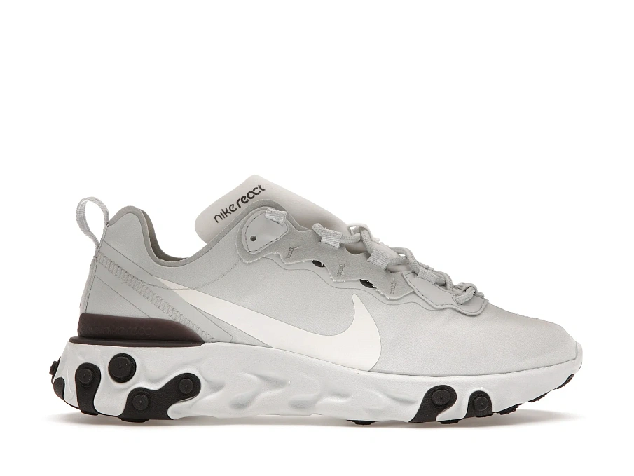 Фото № 1 с приближением к товару «‎Nike React Element 55 Pure Platinum Thunder Grey»