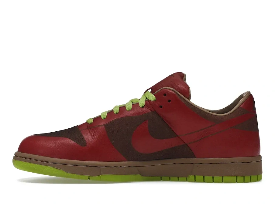 Фото № 3 с приближением к товару «‎Nike Dunk Low 1-Piece Laser Varsity Red Chartreuse»