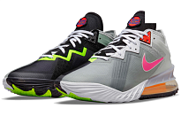 Фото № 3 с приближением к товару «‎Nike LeBron 18 Low EP "Bugs vs Marvin" GreyBlack»