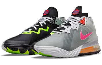 Nike LeBron 18 Low EP "Bugs vs Marvin" GreyBlack (CV7564-005) - 3