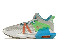 Фото № 3 с приближением к товару «‎Nike LeBron Witness 7 Grey Fog Multi-Color»