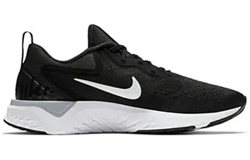 Nike Odyssey React Running Shoes Black White Wolf Grey - 2