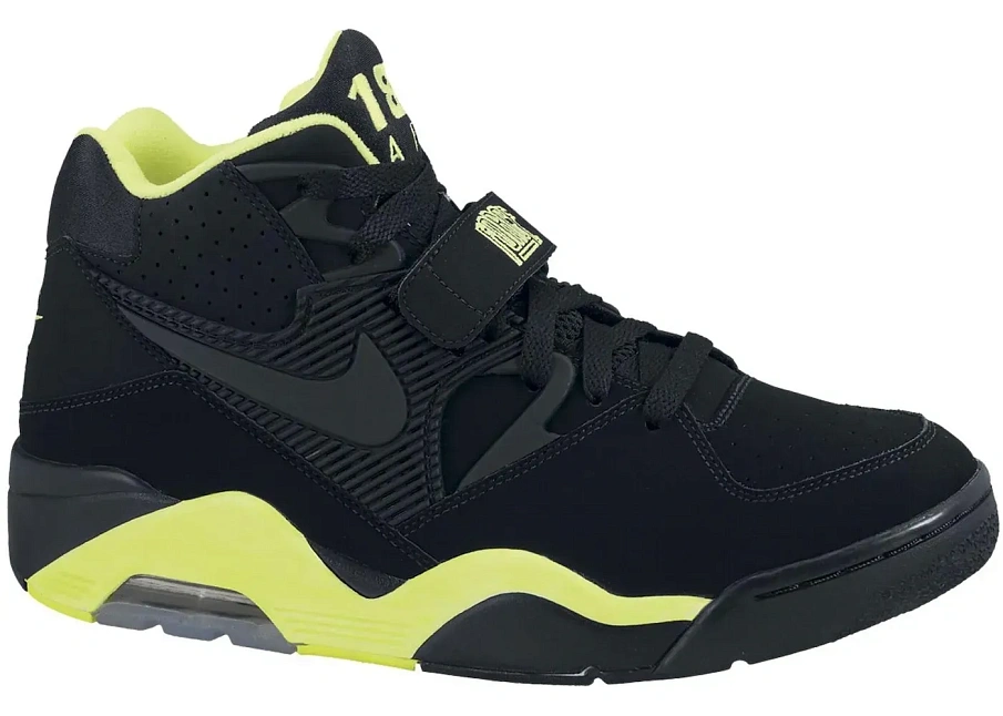 Фото № 1 с приближением к товару «‎Nike Air Force 180 Black Volt»