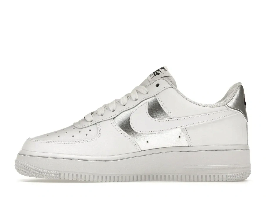 Фото № 3 с приближением к товару «‎Nike Air Force 1 Low '07 White Metallic Silver (2022) »