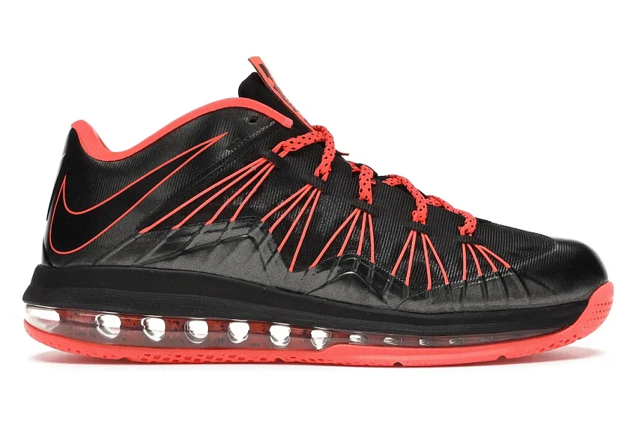 Фото № 1 с приближением к товару «‎Nike LeBron X Low Black Total Crimson»