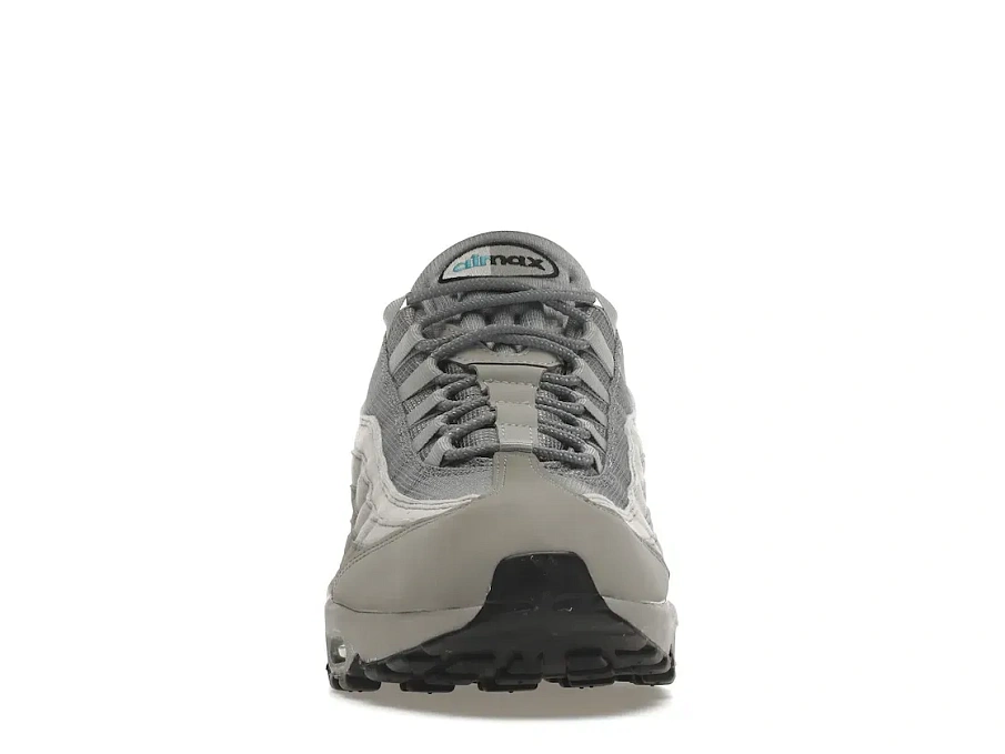 Фото № 2 с приближением к товару «‎Nike Air Max 95 Retro Logo Grey Aqua»