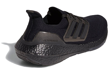 Adidas Ultraboost 21 Running Shoes Triple Black - 4